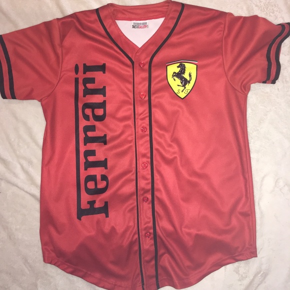 ferrari baseball jersey